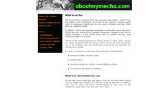 Desktop Screenshot of aboutmymecha.com